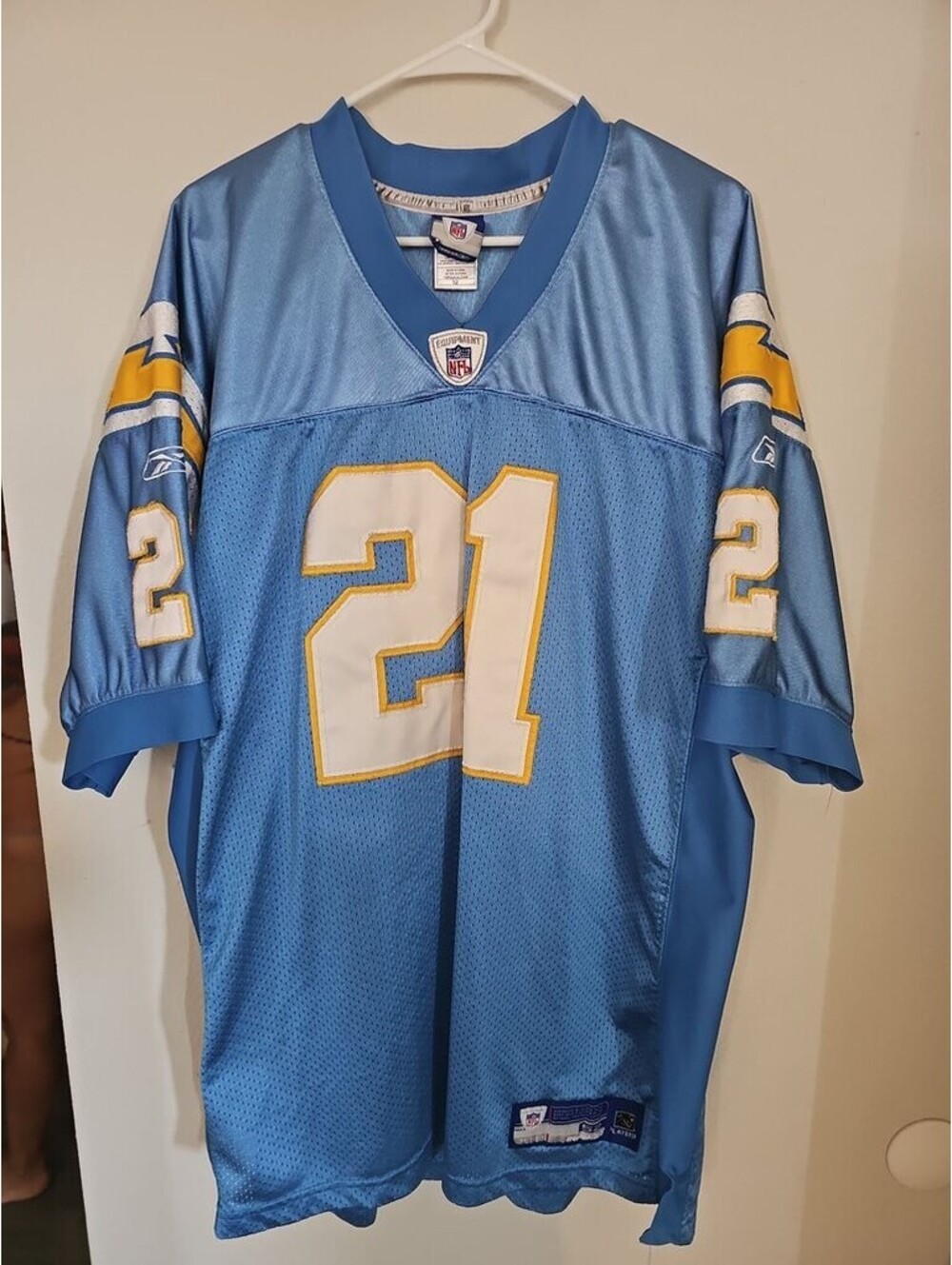 Reebok NFL Equipment LaDainian Tomlinson Chargers Jersey